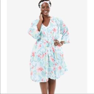 DREAMS & Co. KIMONO ROBE & HEADBAND SET